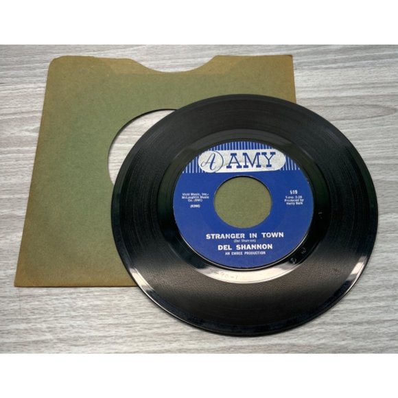 Del Shannon Over You / Stranger in Town 45 Rock n Roll Amy 919 - Picture 4 of 4